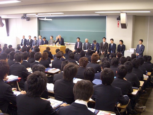学科主任 羽鳥光俊教授の祝辞